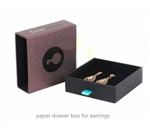 paper drawer box for earrings