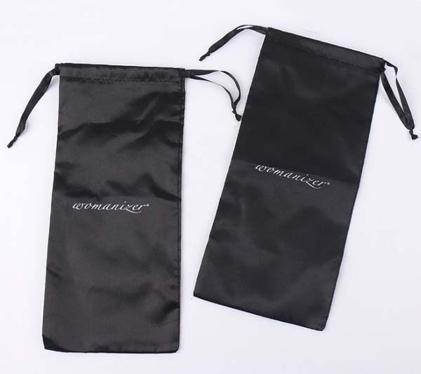 black satin promotional bag 