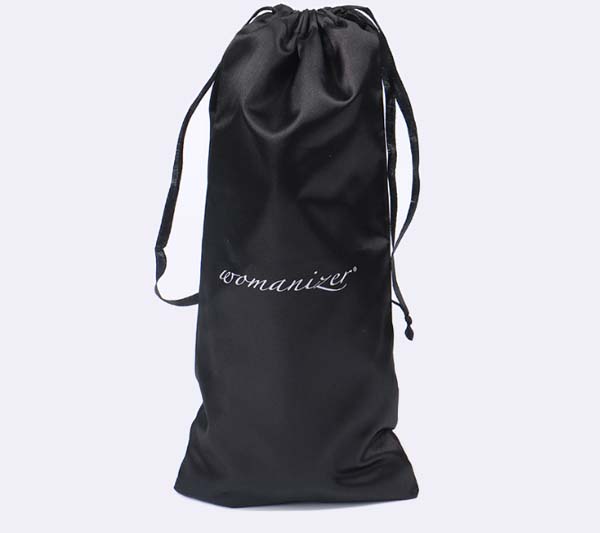 black satin promotional bag 
