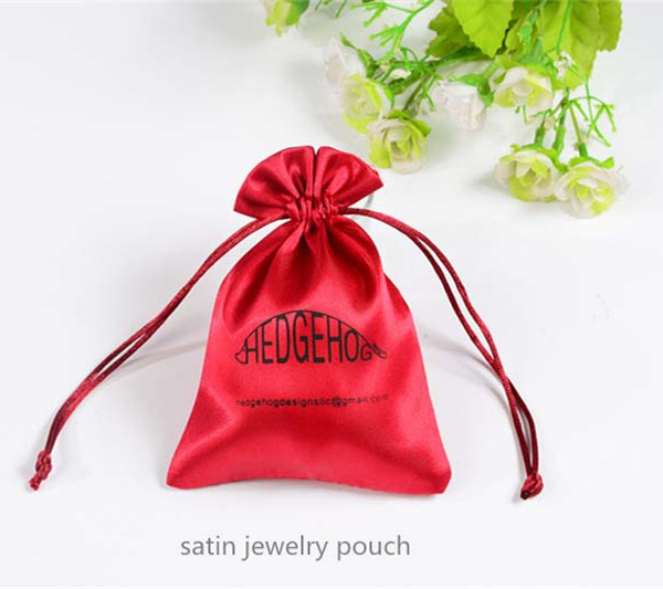 Satin jewelry bags
