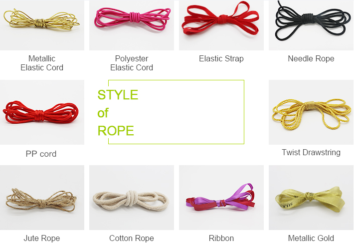 How to choose a suitable cord for drawstring bag