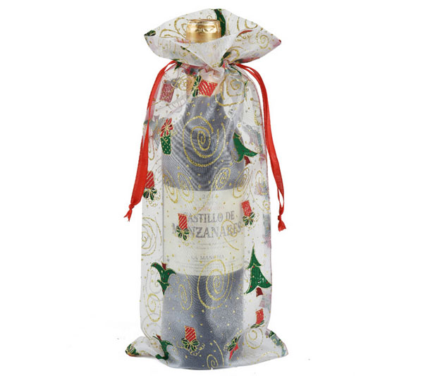 White Organza Christmas Favors Bag  - copy