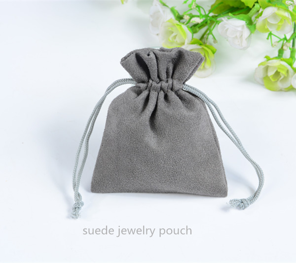 suede jewelry pouch