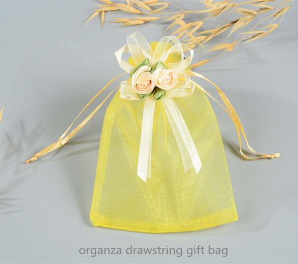 organza drawstring gift bag