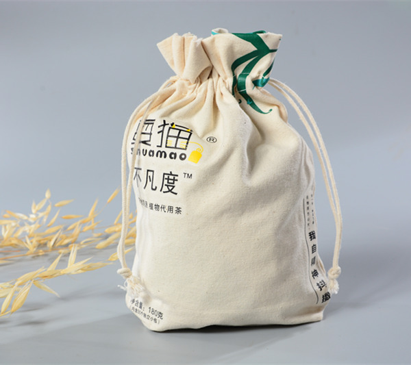 cotton canvas tea pouch