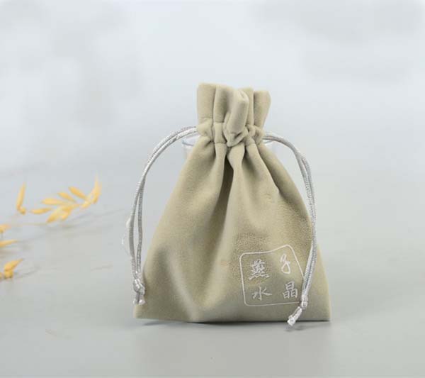 velour drawstring jewelry bag 