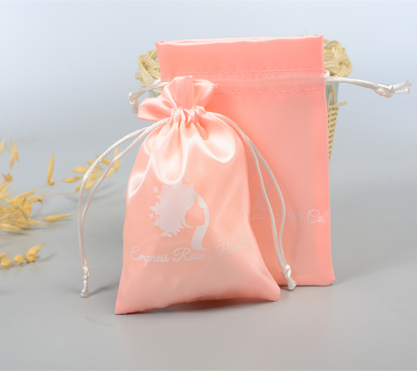 small satin jewelry pouch with your logo printing