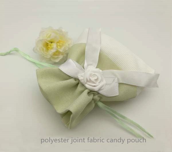 polyester joint fabrics sweet pouch