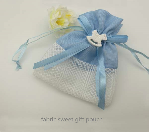 fabric sweet gift pouch wedding favours baby shower favors 
