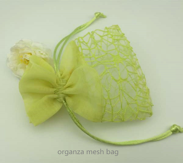 joint organza mesh gift bag