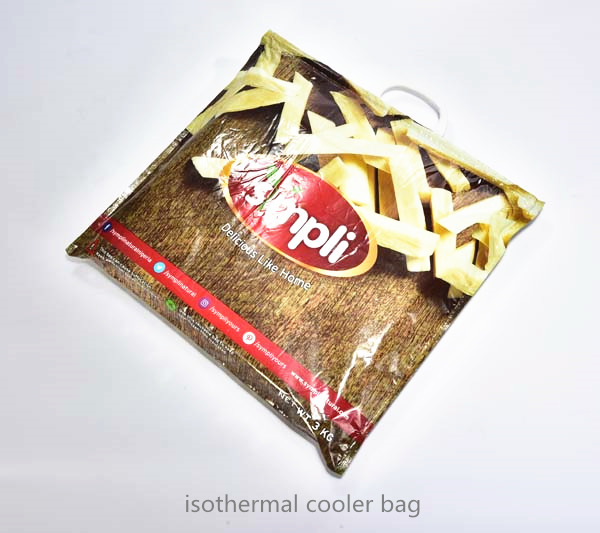 plastic isothermal bag for frozen food