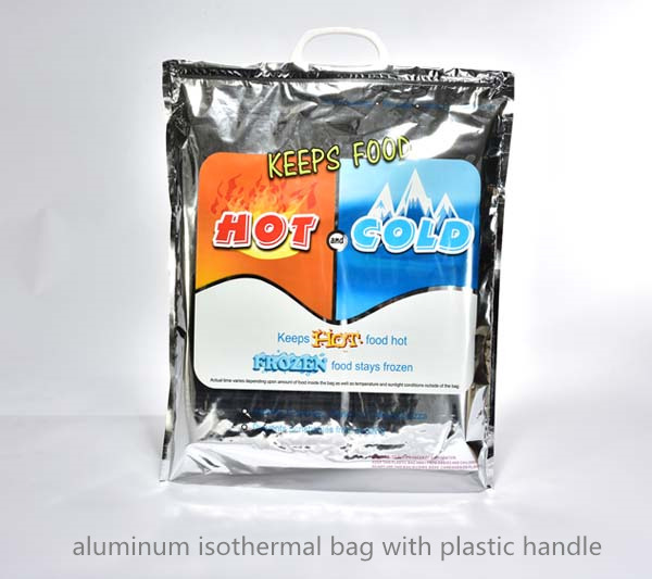 plastic aluminum insulated cooler bag