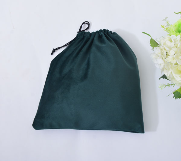 velour storage bag for pajamas