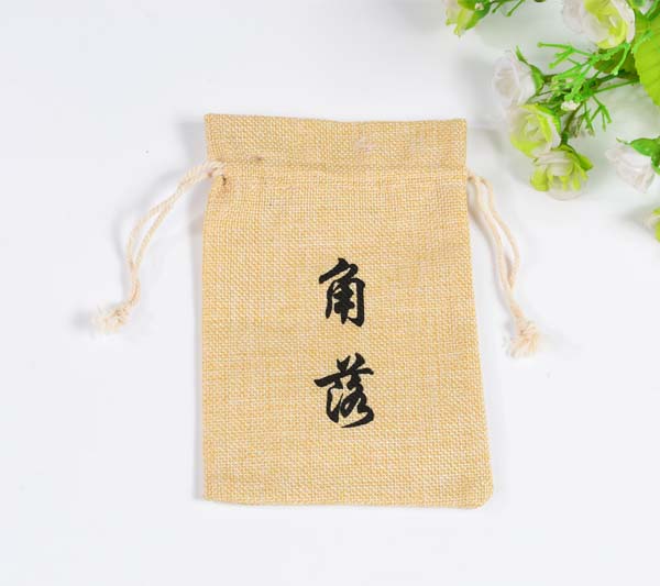 imitation linen gift promotional bag