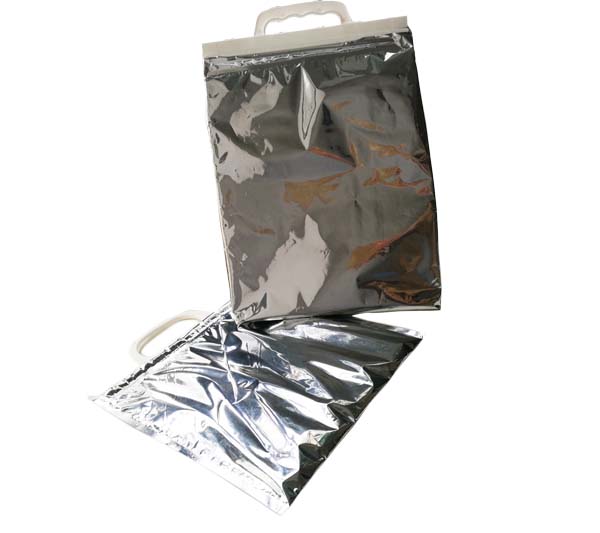 Gusseted aluminium foil thermal bag customized logo