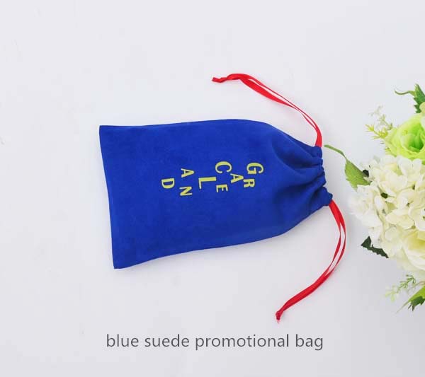 Suede Drawstring Jewelry Bag