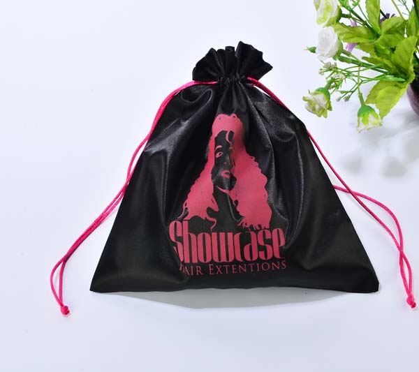 satin dust bag for hair extension