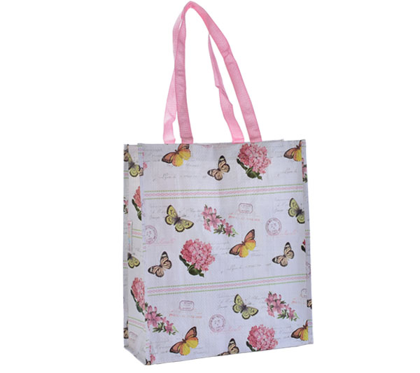 polyethylene woven shopping tote bag 