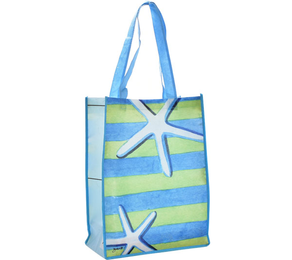 imprint non woven shopping bag with tote handle