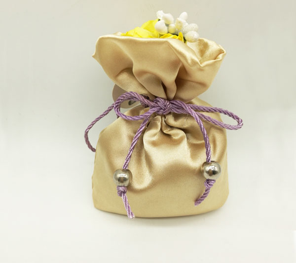 air freshener satin pouch for dry flowers package