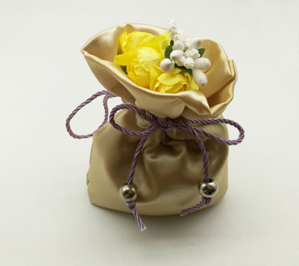 air freshener satin pouch for dry flowers package
