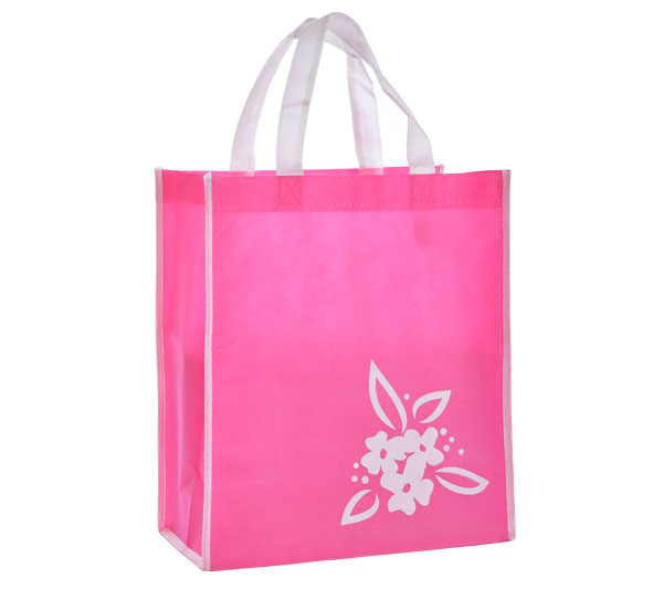 pink non woven clothes package tote bag