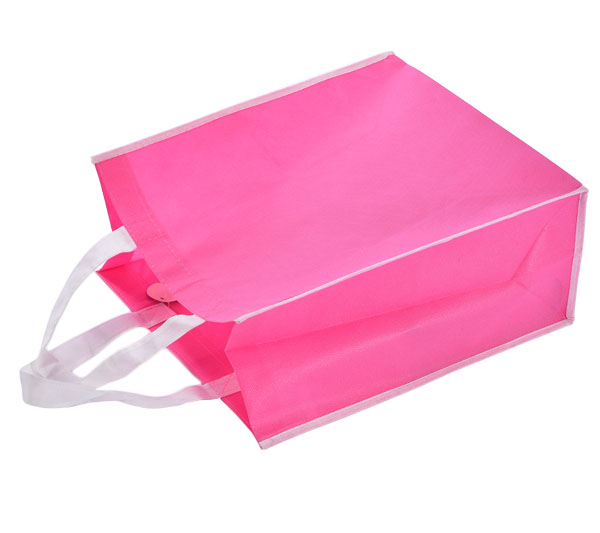 pink non woven clothes package tote bag