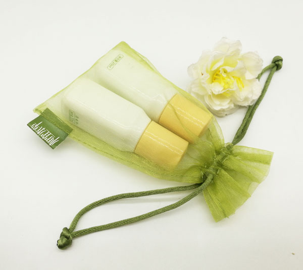 small organza sheer cosmetics pouch