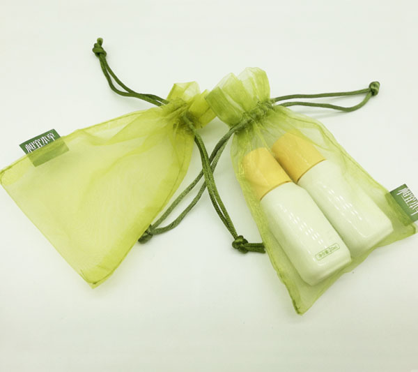 small organza sheer cosmetics pouch