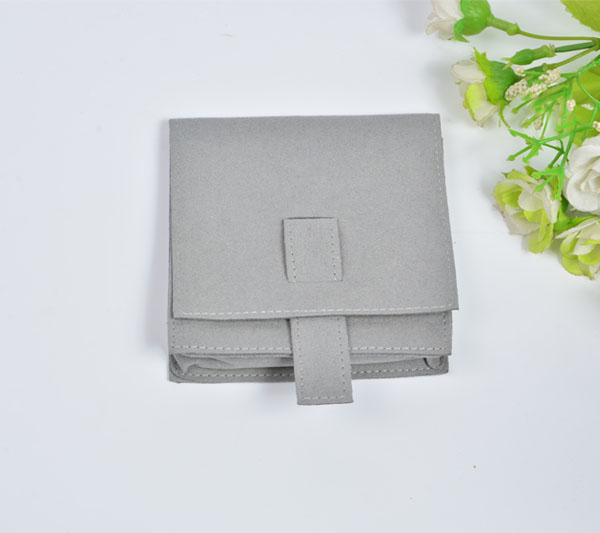 microfiber jewelry envelope snap bag 