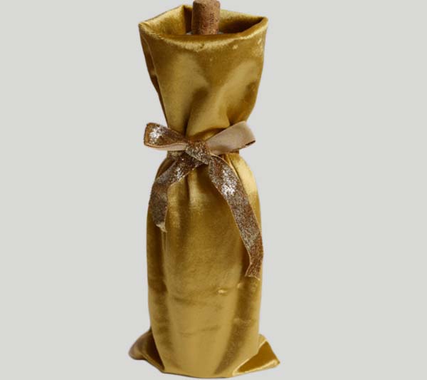 Luxury Velvet Wine Bottle Package Bag 