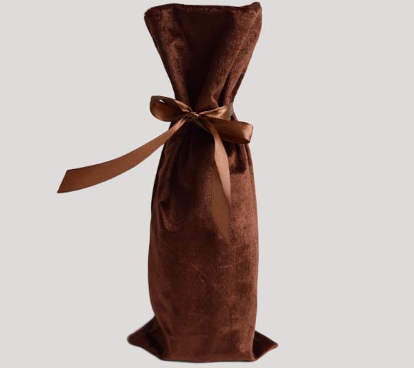 Luxury Velvet Wine Bottle Package Bag 