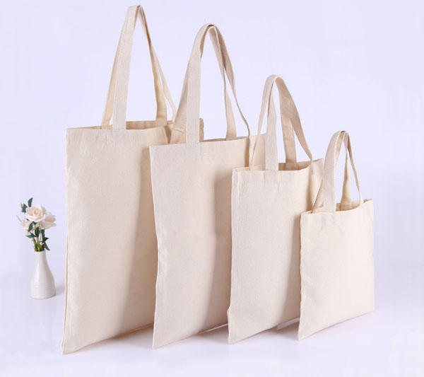 blank cotton tote bag with customized logo 