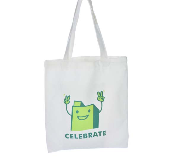 canvas promotional tote bag 