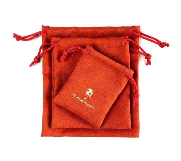 Suede Gift Bags 