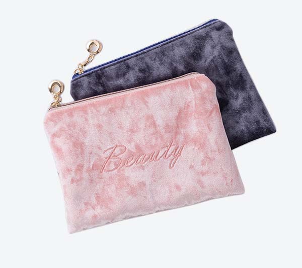 Velour Cosmetics Zipper Bag 