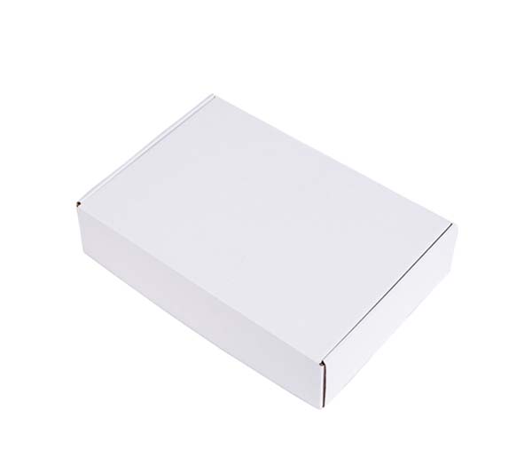 White Corrugated Shipping Box 