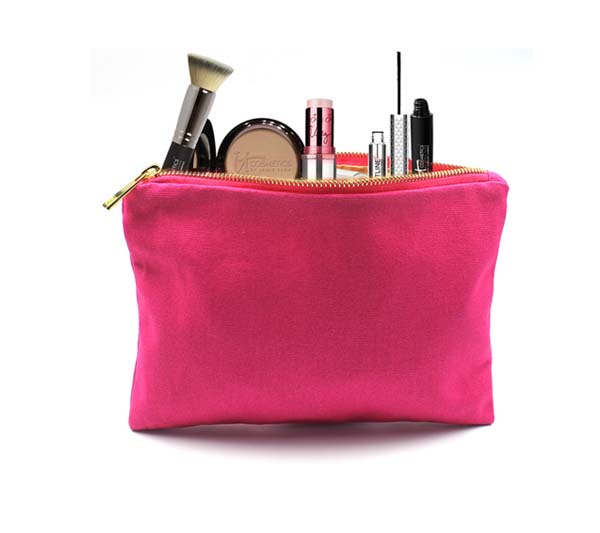 Canvas Makeup Bag Custom Logo 