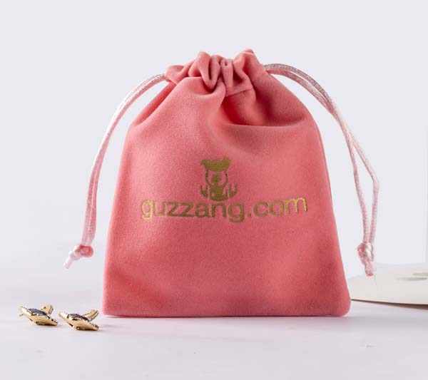 Pink Velvet Pouch 