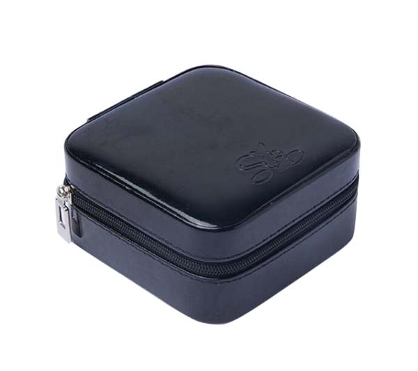 PU Leather Travel Jewelry Box with Mirror