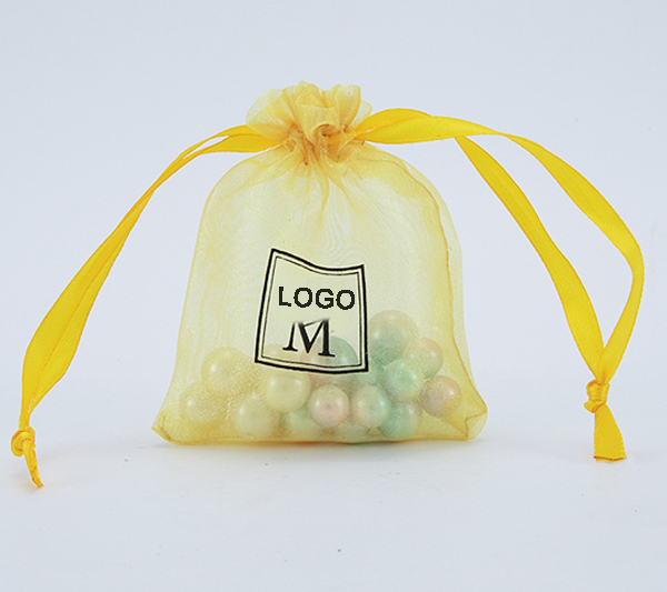 Organza Drawstring Bag Custom Logo 