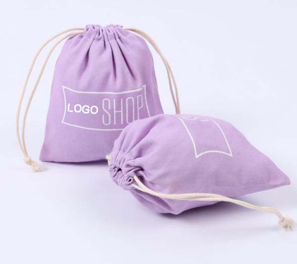 Twill Cotton Drawstring Pouch